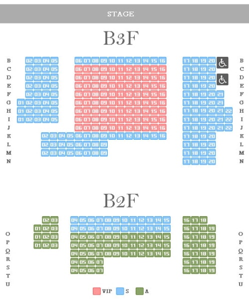 Nanta Hongdae Theater Seating Map Nanta Hongdae Theater Seating Map